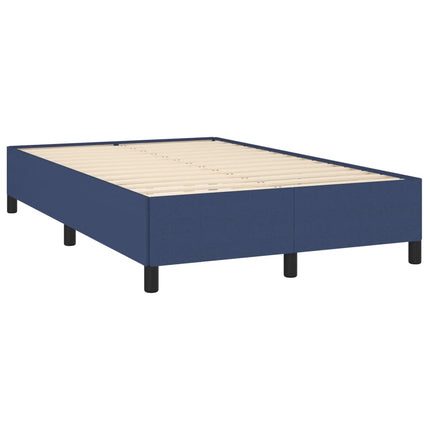 Giroletto a Molle con Materasso Blu 120x190 cm in Tessuto