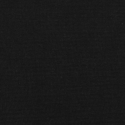 Giroletto a Molle con Materasso Nero 120x190 cm in Tessuto