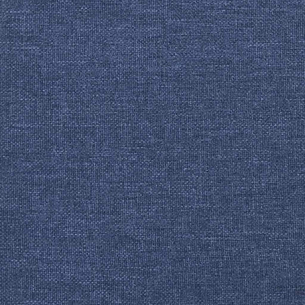 Giroletto a Molle con Materasso Blu 120x190 cm in Tessuto