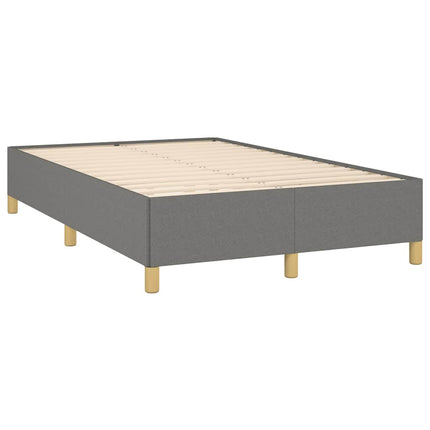 Giroletto a Molle con Materasso Nero 120x190 cm in Tessuto