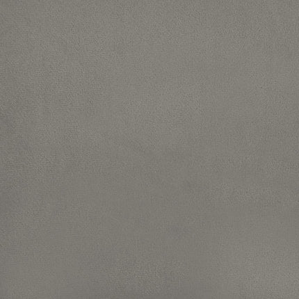 Giroletto a Molle con Materasso Grigio Chiaro 120x190cm Velluto