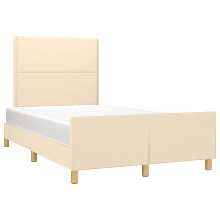 Giroletto senza Materasso Crema 120x190cm in Tessuto