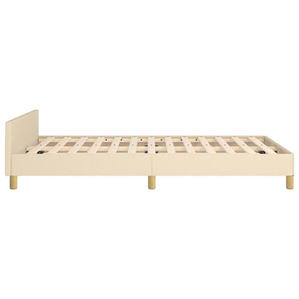 Giroletto senza Materasso Crema 120x190cm in Tessuto