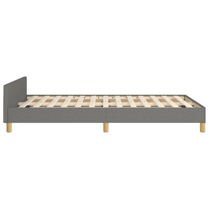 Giroletto senza Materasso Grigio Scuro 120x190 cm in Tessuto