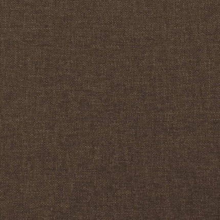 Giroletto senza Materasso Marrone Scuro 80x200 cm in Tessuto