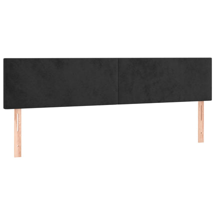 Giroletto senza Materasso Nero 120x190 cm Velluto