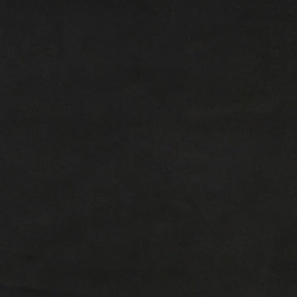 Giroletto senza Materasso Nero 120x190 cm Velluto