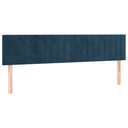Giroletto senza Materasso Blu Scuro 120x190 cm Velluto