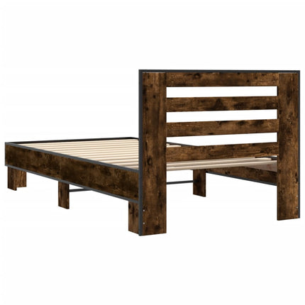 Giroletto Rovere Fumo 75x190 cm in Legno Multistrato e Metallo