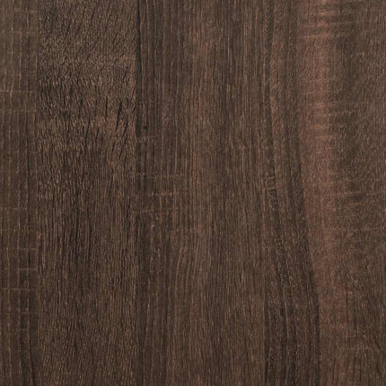Giroletto Rovere Marrone 90x190 cm Legno Multistrato e Metallo