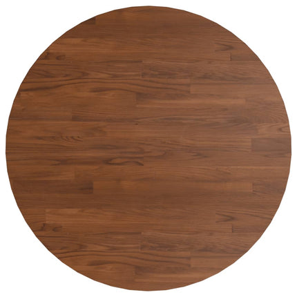 Tavolino da Bar Marrone Scuro Ã˜50x89,5 cm Legno Massello Rovere