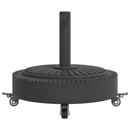 Base per Ombrellone con Ruote per Pali Ã˜38/48 mm 27 kg Rotonda