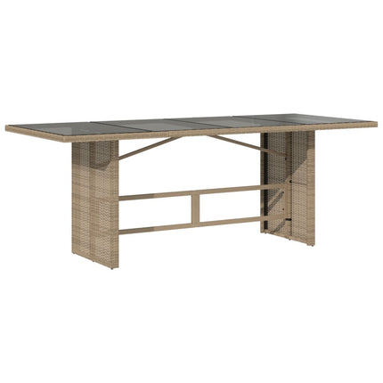 Set da BistrÃƒÆ’Ã‚Â² da Giardino 9 pz con Cuscini Beige in Polyrattan