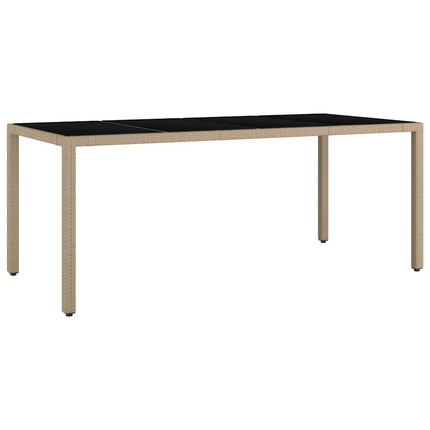 Set da BistrÃƒÆ’Ã‚Â² da Giardino 9 pz con Cuscini Beige in Polyrattan