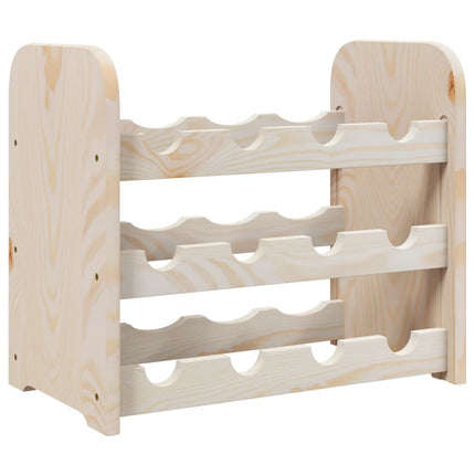 Portavini 43x25x37 cm in Legno Massello di Pino