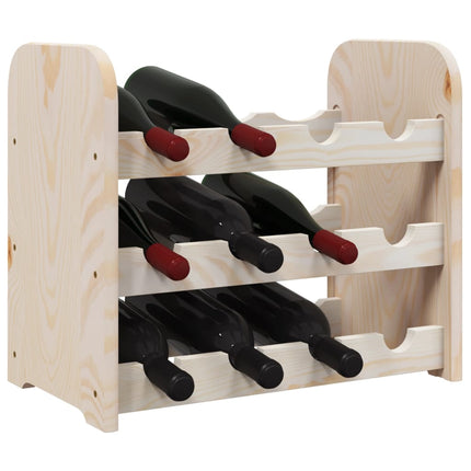 Portavini 43x25x37 cm in Legno Massello di Pino