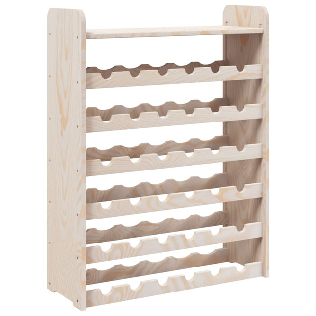 Portavini Pannello Superiore 67,5x25x87 cm Legno Massello Pino