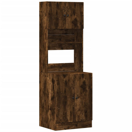 Mobile da Cucina Rovere Fumo 60x50x180 cm in Legno Multistrato