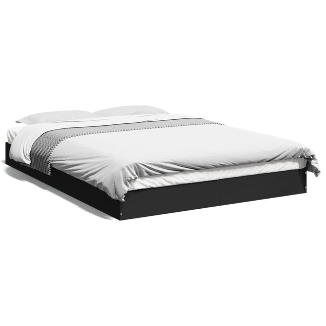 Giroletto Nero 140x190 cm in Legno Multistrato