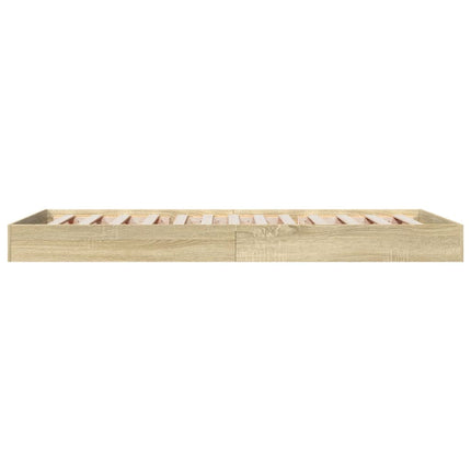 Giroletto senza Materasso Rovere Sonoma 75x190 cm in Truciolato