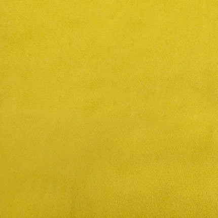 Divano a 3 Posti con Cuscini Giallo 210 cm in Velluto