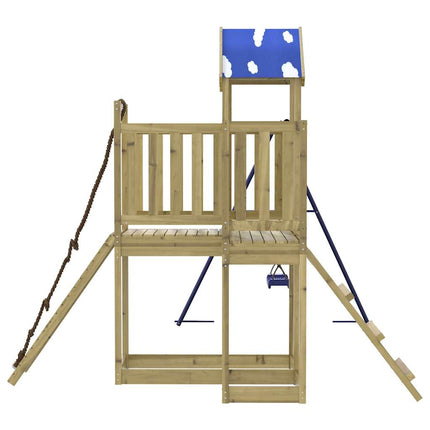 Set da Gioco da Esterno in Legno di Pino Impregnato
