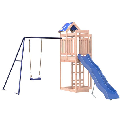 Set da Gioco da Esterno in Legno Massello di Douglas