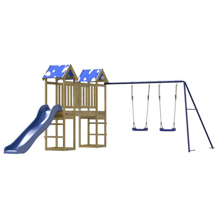 Set da Gioco da Esterno in Legno di Pino Impregnato