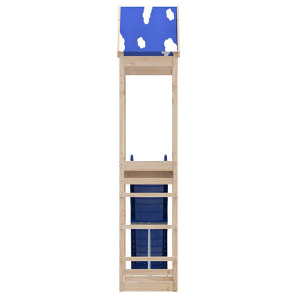 Set da Gioco da Esterno in Legno Massello di Pino