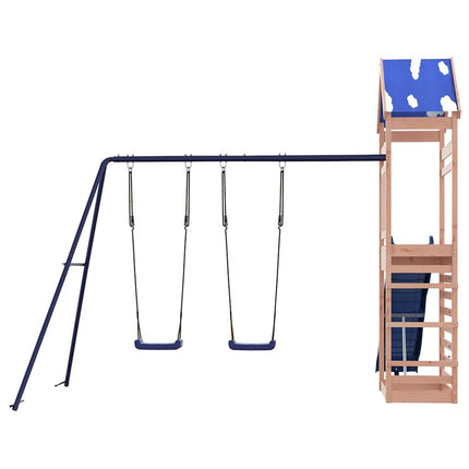 Set da Gioco da Esterno in Legno Massello di Douglas
