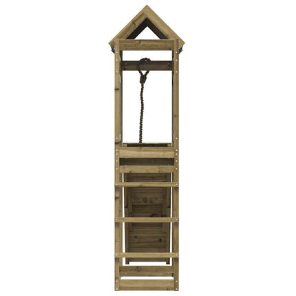 Set da Gioco da Esterno in Legno di Pino Impregnato