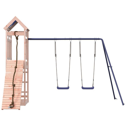 Set da Gioco da Esterno in Legno Massello di Douglas