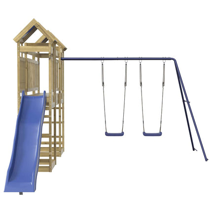 Set da Gioco da Esterno in Legno di Pino Impregnato