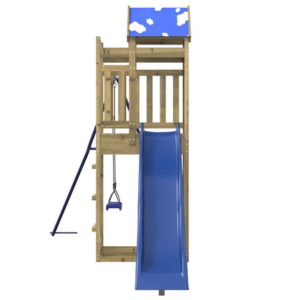 Set da Gioco da Esterno in Legno di Pino Impregnato