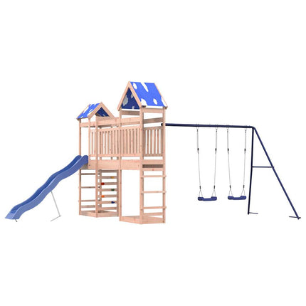Set da Gioco da Esterno in Legno Massello di Douglas