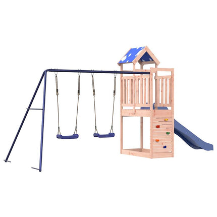 Set da Gioco da Esterno in Legno Massello di Douglas