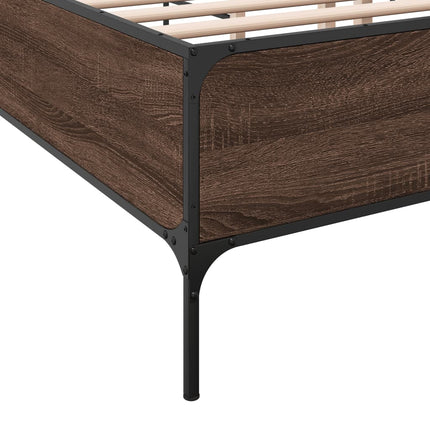 Giroletto Rovere Marrone 135x190cm in Legno Multistrato Metallo