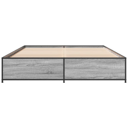 Giroletto Grigio Sonoma 140x200 cm in Legno Multistrato Metallo