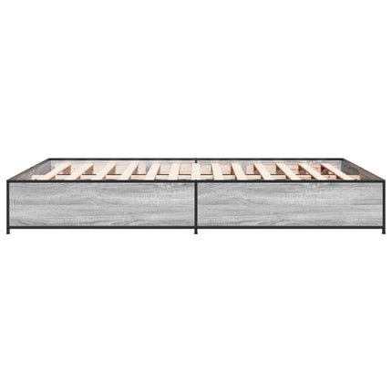 Giroletto Grigio Sonoma 140x190 cm in Legno Multistrato Metallo