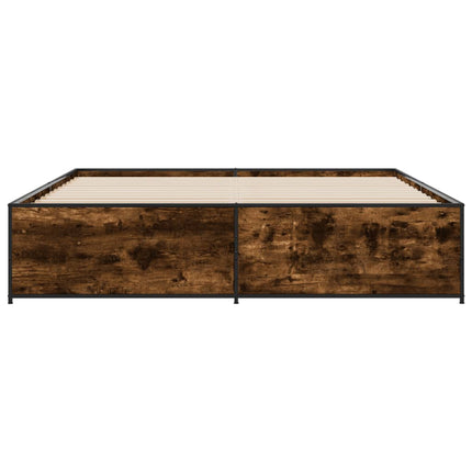 Giroletto Rovere Fumo 200x200 cm in Legno Multistrato e Metallo