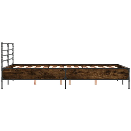 Giroletto Rovere Fumo 140x200 cm in Legno Multistrato Metallo