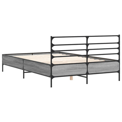 Giroletto Grigio Sonoma 120x190 cm in Legno Multistrato Metallo