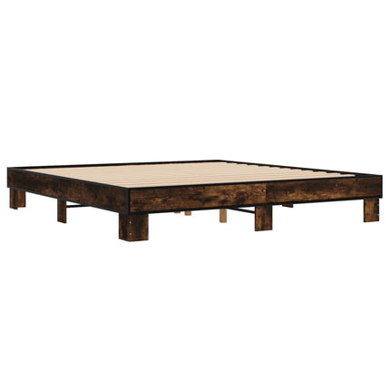 Giroletto Rovere Fumo 200x200 cm in Legno Multistrato e Metallo