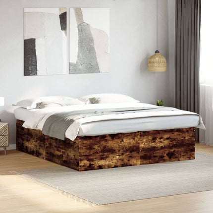 Giroletto Rovere Fumo 180x200 cm in Legno Multistrato