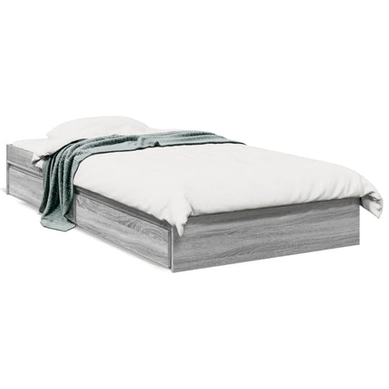 Giroletto Cassetti Grigio Sonoma 100x200 cm Legno Multistrato