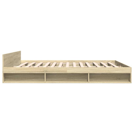 Giroletto Cassetti Rovere Sonoma 180x200 cm Legno Multistrato