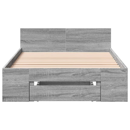 Giroletto Cassetto Grigio Sonoma 90x190 cm Legno Multistrato
