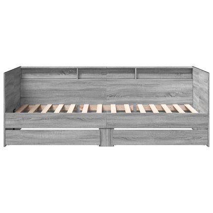 Divano Letto con Cassetti senza Materasso 100x200 cm
