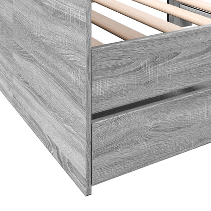 Divano Letto con Cassetti senza Materasso 100x200 cm