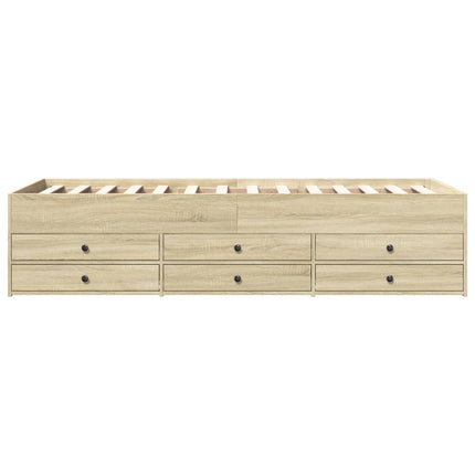 Divano Letto con Cassetti senza Materasso 100x200 cm